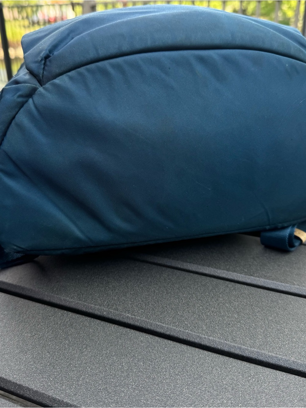 Tumi Navy Backpack with Gold-Tone Hardware - Picture 7 of 12